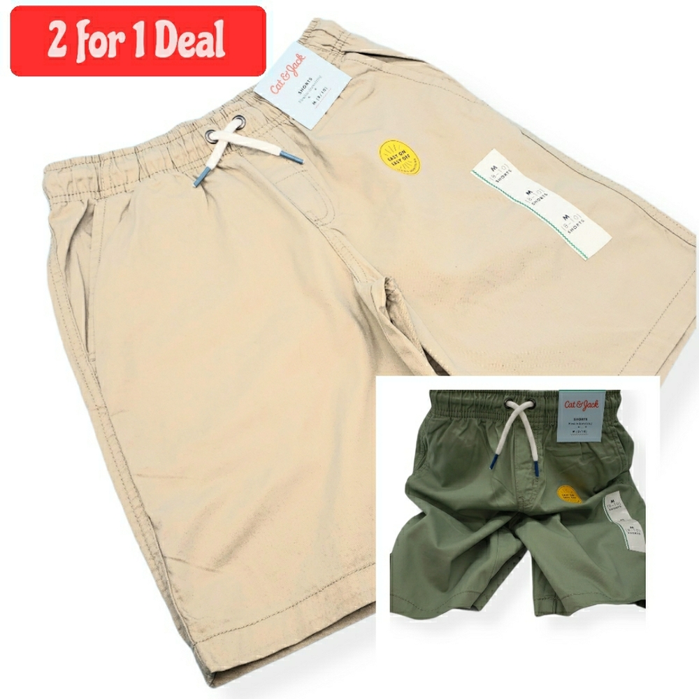 Cat & Jack , NWT, Boys Pull-On Shorts, 2 pairs